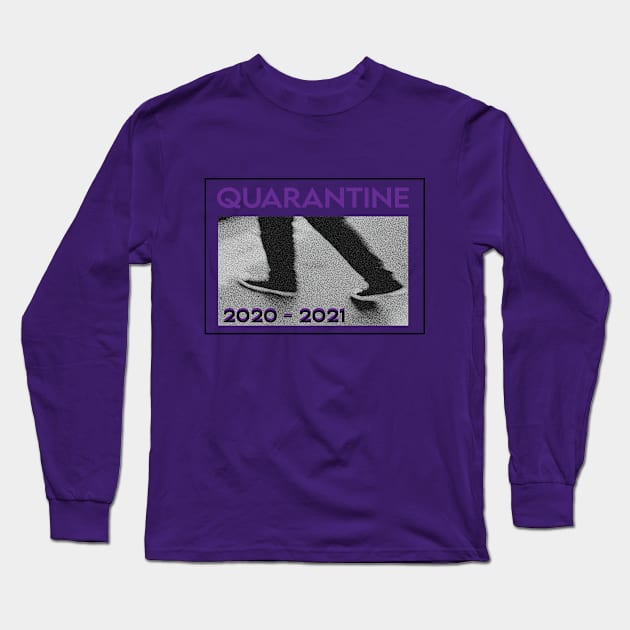 Quarantine 2020-2021 Long Sleeve T-Shirt by blckpage